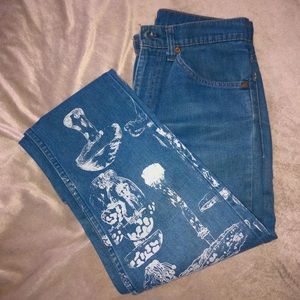 VINTAGE Levi’s ~ Mushrooms by Midnight Mill!